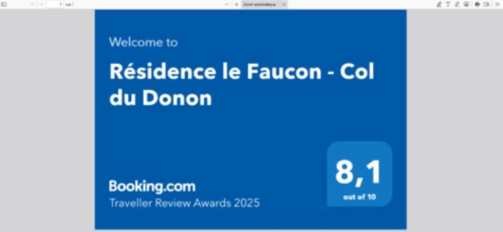 Residence Le Faucon - Col Du Donon Grandfontaine  Eksteriør bilde